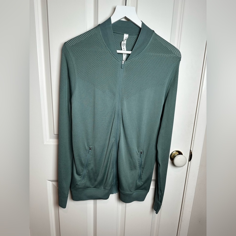 lululemon athletica Women's Teal Zip Up Jacket